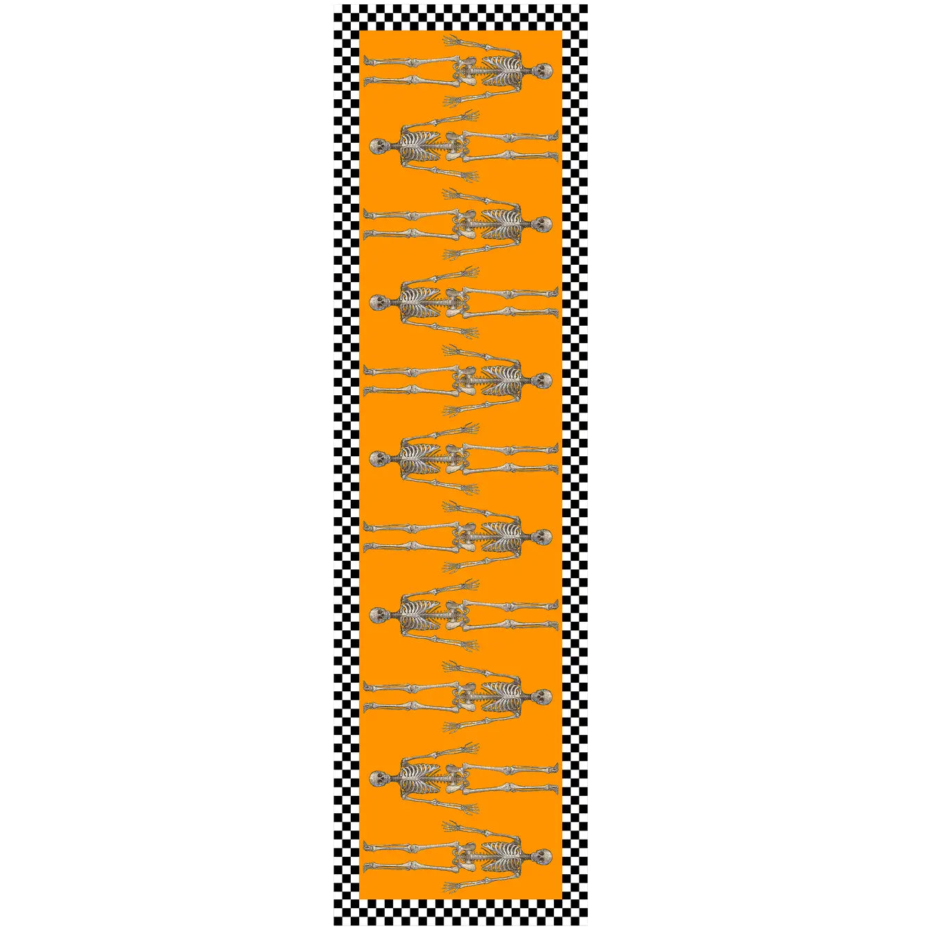 halloween skeleton table runner 20 x 70 inches