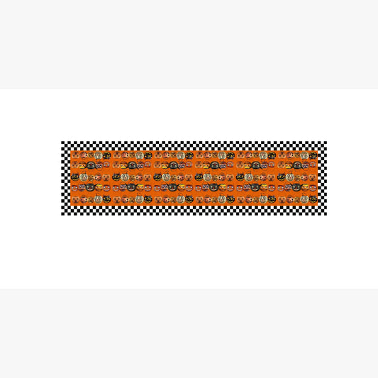 halloween vintage pails table runner 20 x 70 inches
