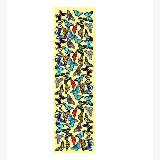 butterflies table runner 20 x 70 inches
