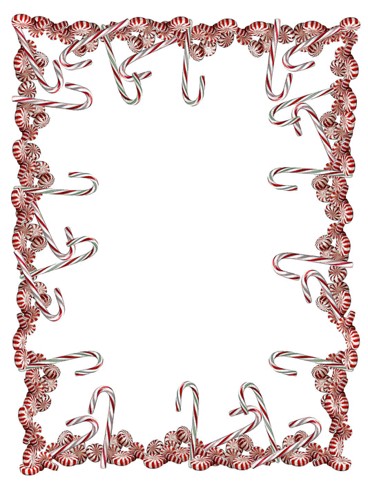 candy cane kitchen towel 18 x 24 inches flour sack material