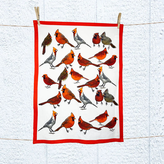 cardinal kitchen towel 18 x 24 inches flour sack material