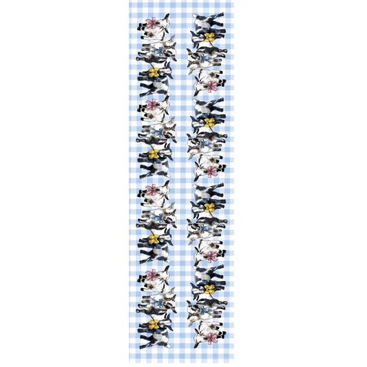 baby goats table runner 20 x 70 inches