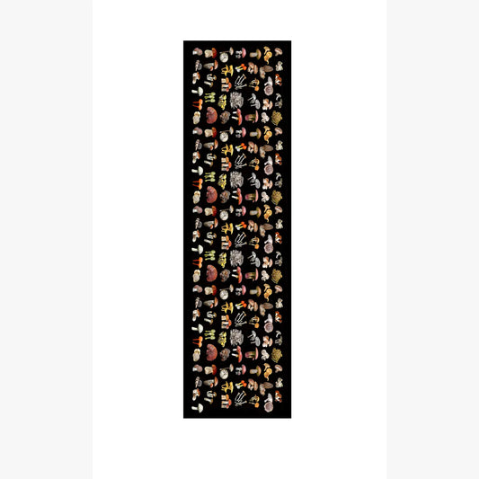 mushrooms table runner 20 x 70 inches