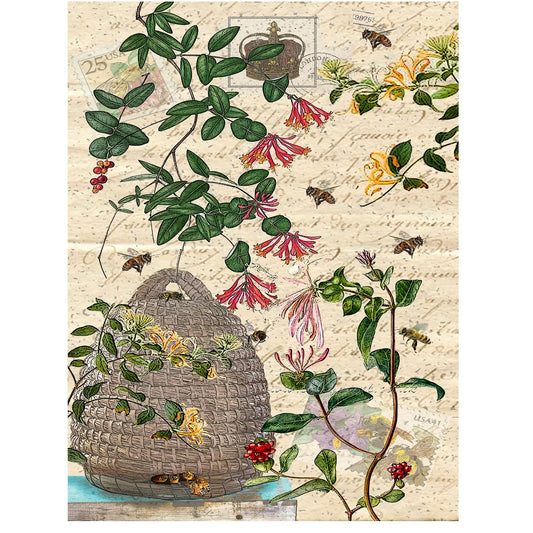queen bee 100% cotton flour sack kitchen towel 18 x 24 inches