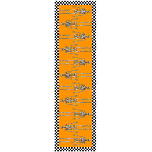 halloween skeleton table runner 20 x 70 inches