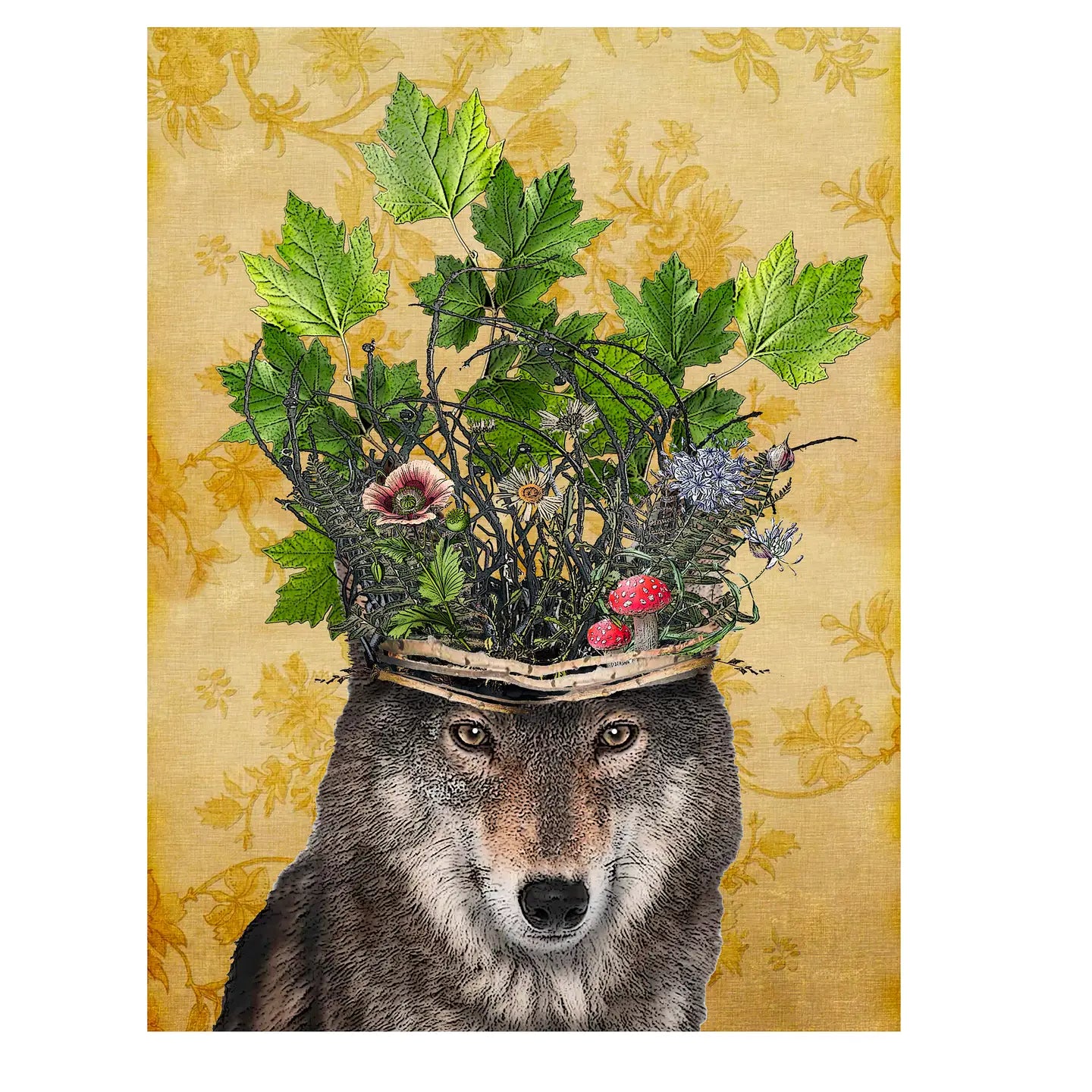 wolf kitchen towel 18 x 24 inches flour sack material