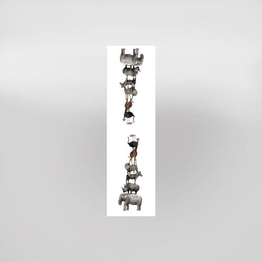 zoo animal table runner 20 x 65 inches